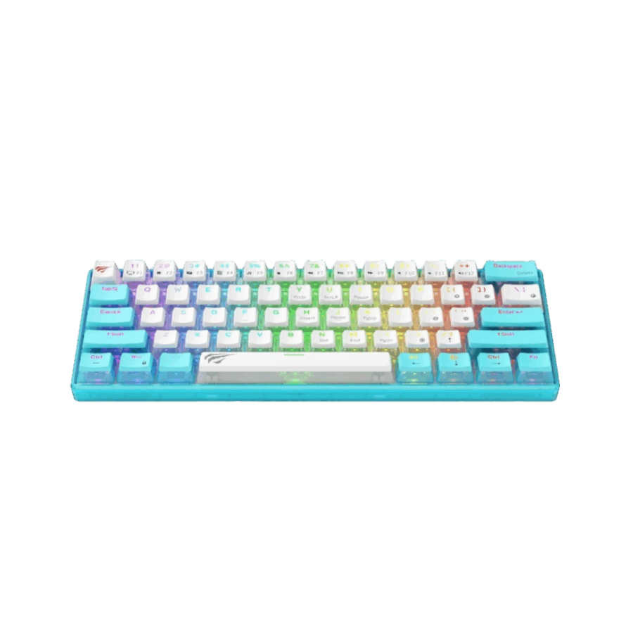 HAVIT KB903L MECHANICAL KEYBOARD - BLUE + WHITE