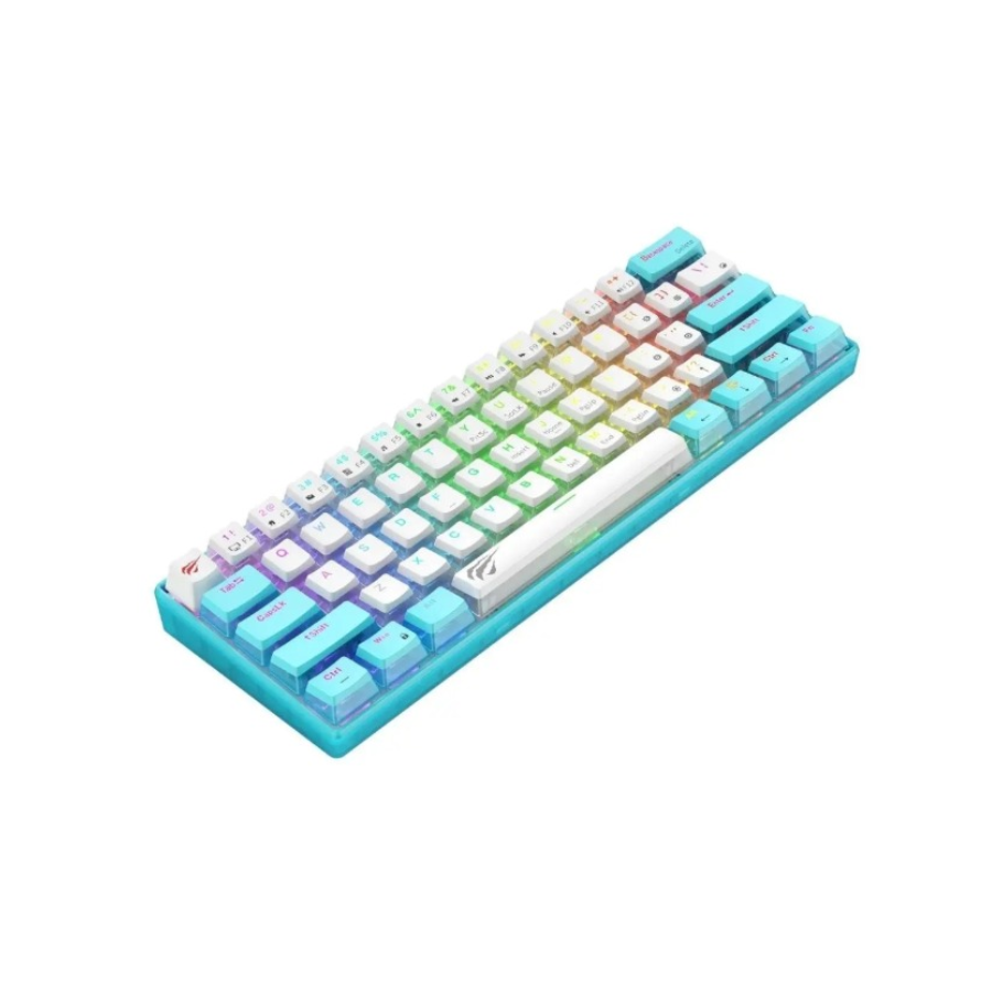 HAVIT KB903L MECHANICAL KEYBOARD - BLUE + WHITE