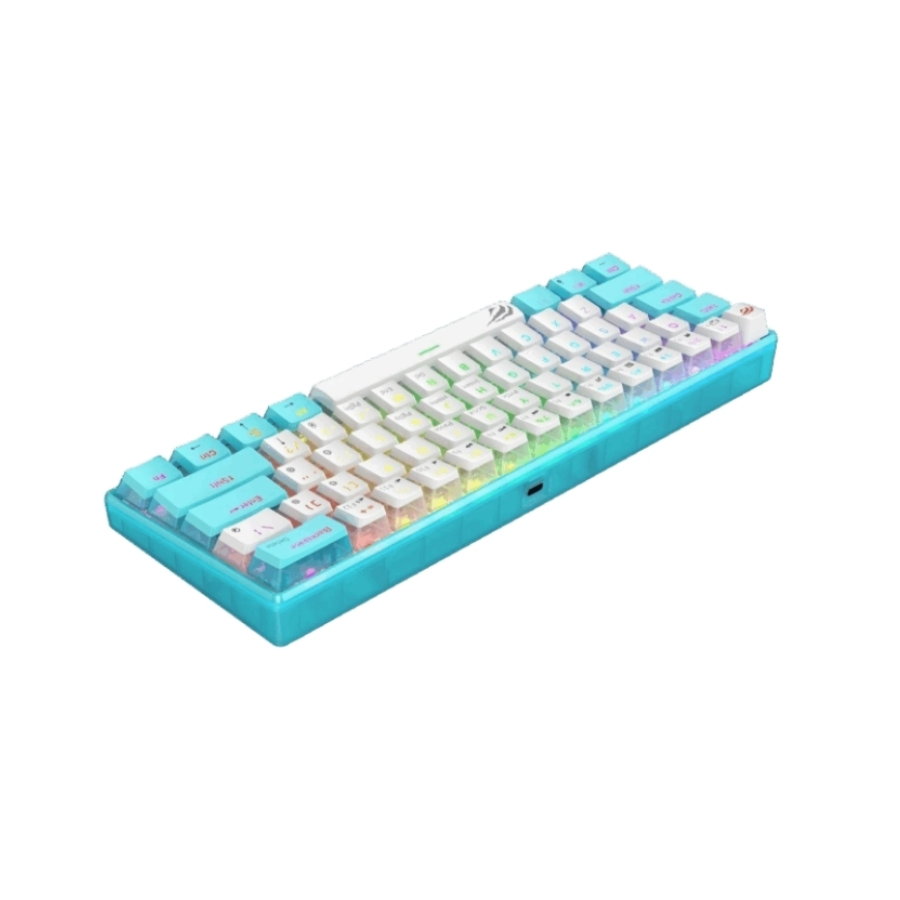 HAVIT KB903L MECHANICAL KEYBOARD - BLUE + WHITE