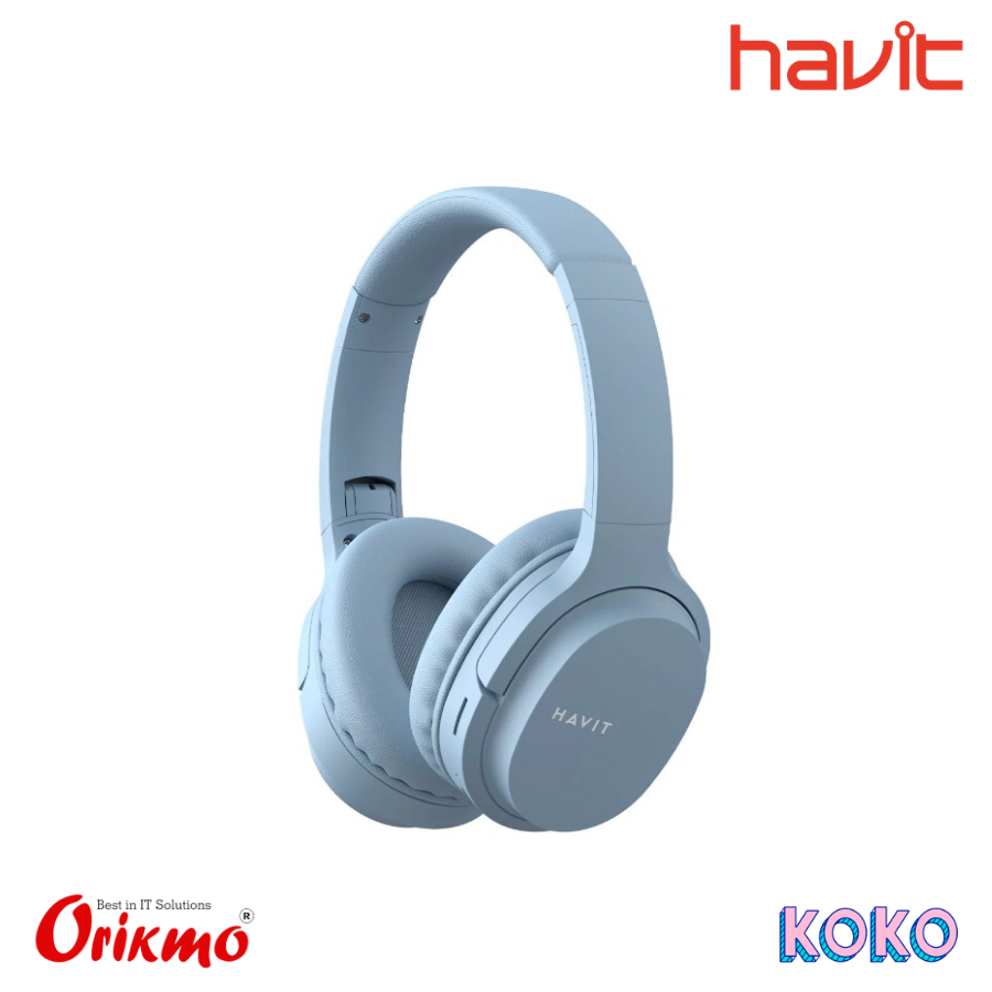 HAVIT i62 WIRELESS HEADPHONE - DEEP BLUE