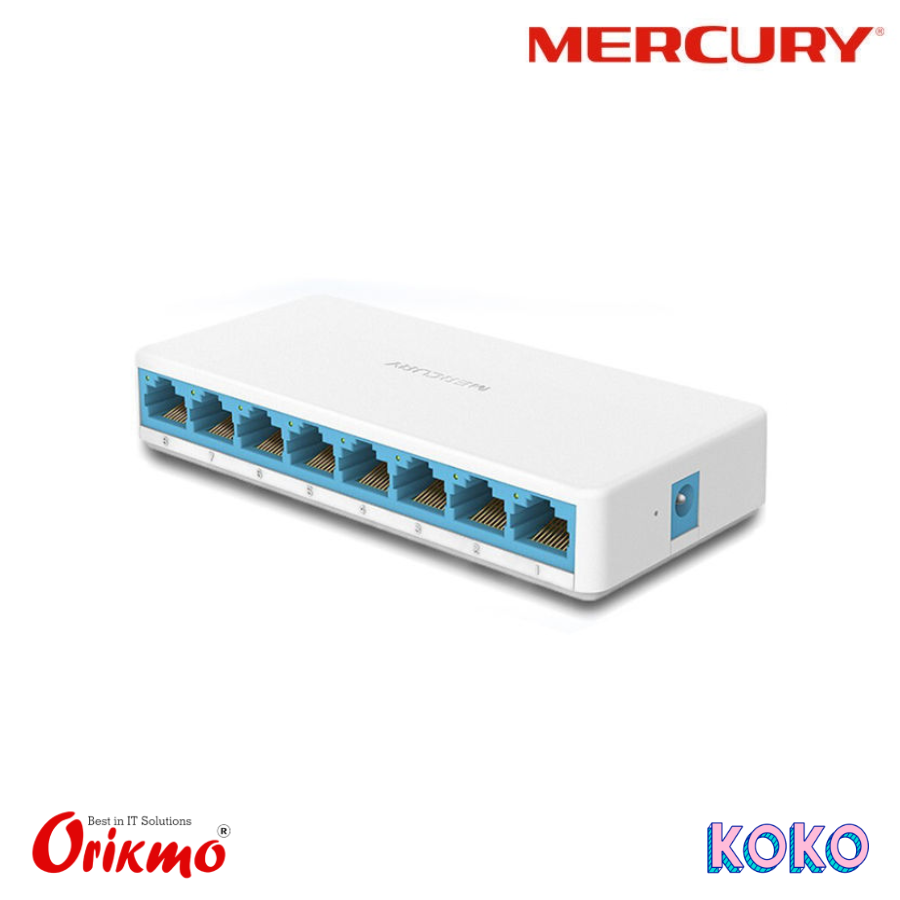 MERCURY 8 PORT GIGABIT NETWORK SWITCH