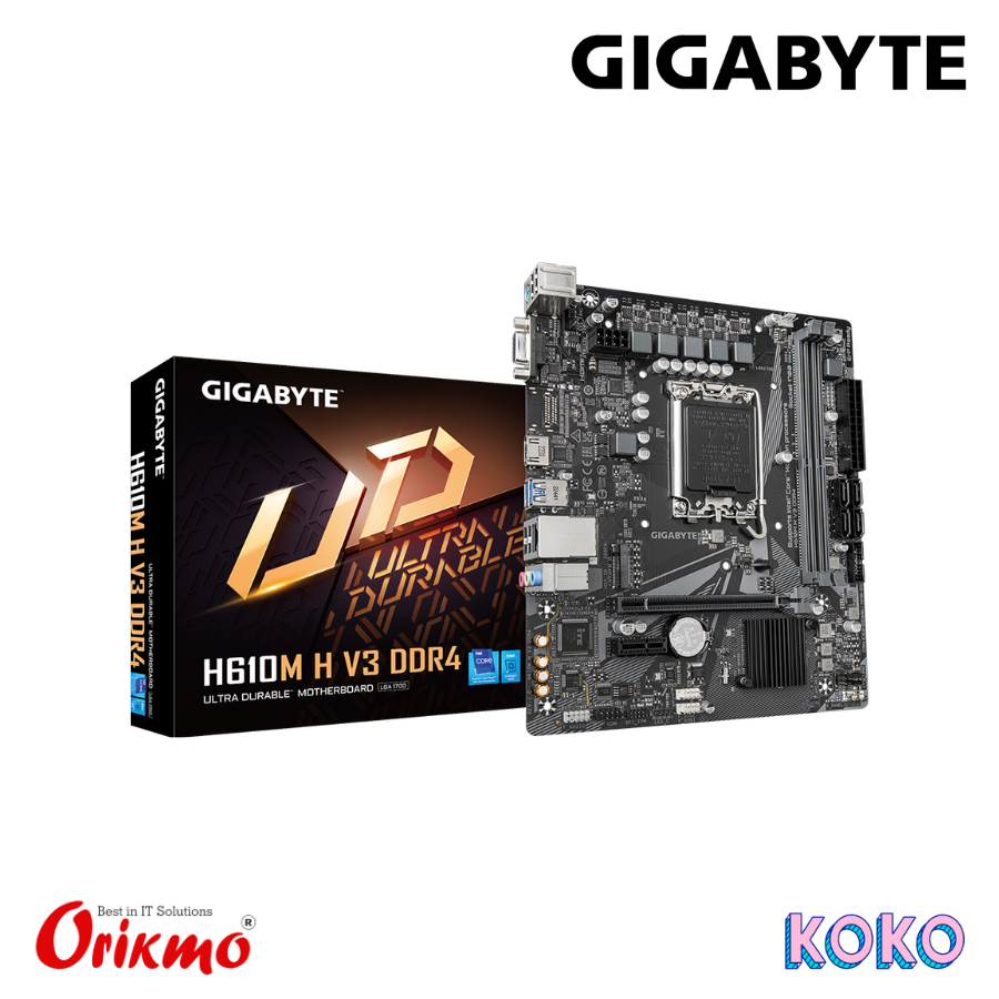 GIGABYTE H610M H V3 DDR4 MOTHERBOARD (VGA PORT)