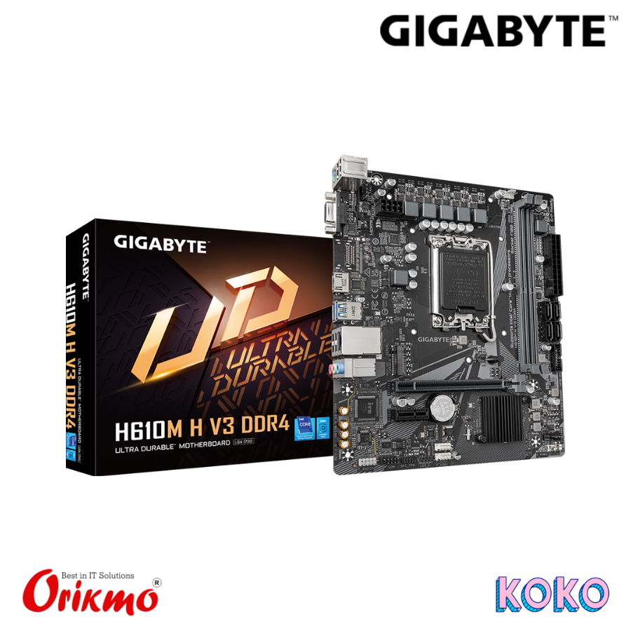 GIGABYTE H610M H V3 DDR4 MOTHERBOARD (VGA PORT)
