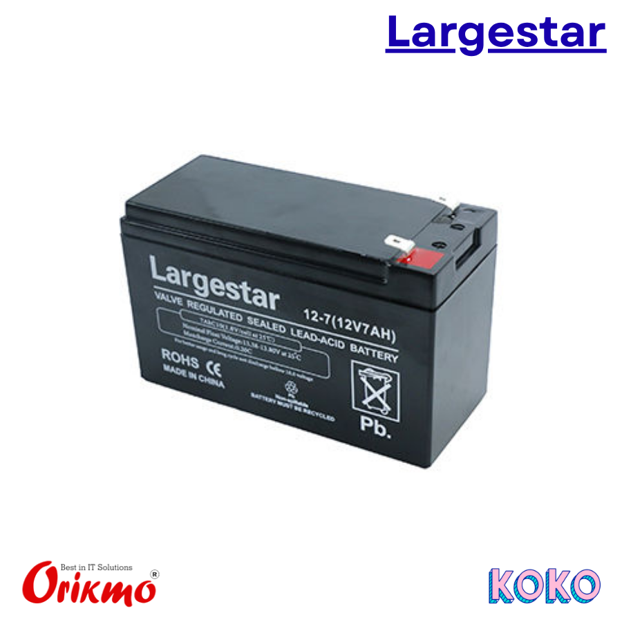 LARGESTAR UPS BATTERY 12V 7.2AH