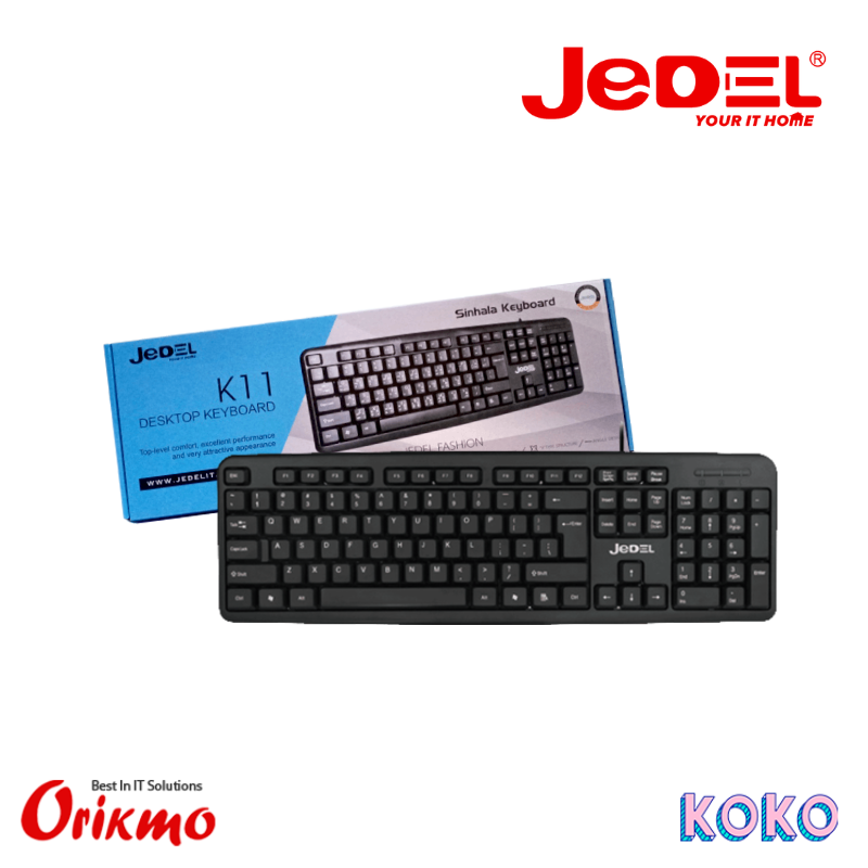 JEDEL K11 TRILANGUAGE KEYBOARD