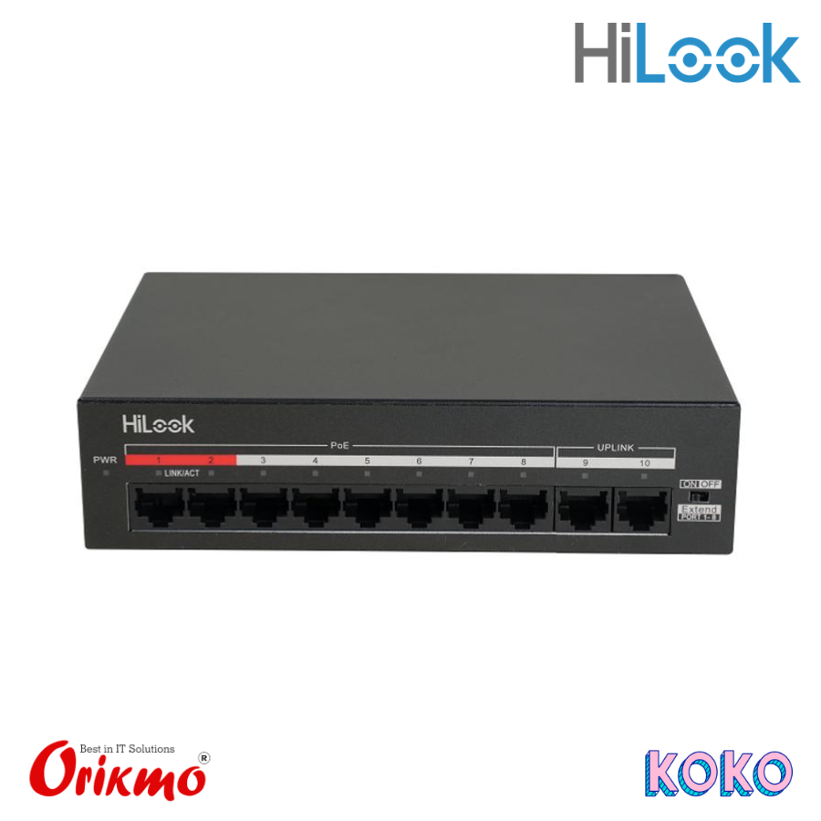 HILOOK NS-0110MP-60 8PORT 10/100M UNMANAGED POE SWITCH