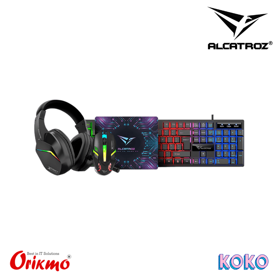 ALCATROZ X-CRAFT BASECAMP 4 IN 1 WIRED COMBO PACK