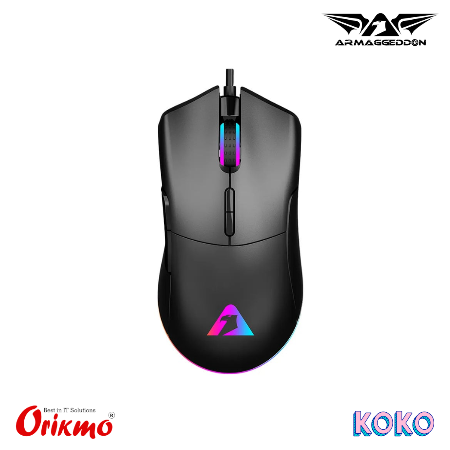 ARMAGGEDDON FALCON V STEALTH GAMING MOUSE - BLACK