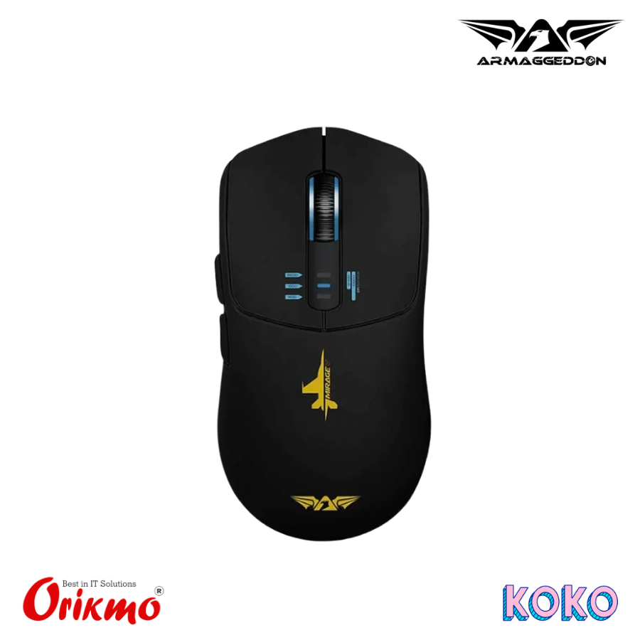 ARMAGGEDDON MIRAGE V TRIPLE MODE GAMING MOUSE - BLACK
