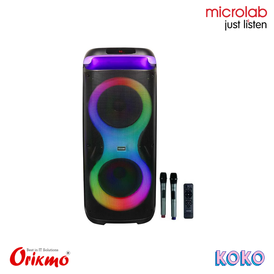 MICROLAB PT1200W PORTABLE PARTY BLUETOOTH SPEAKER
