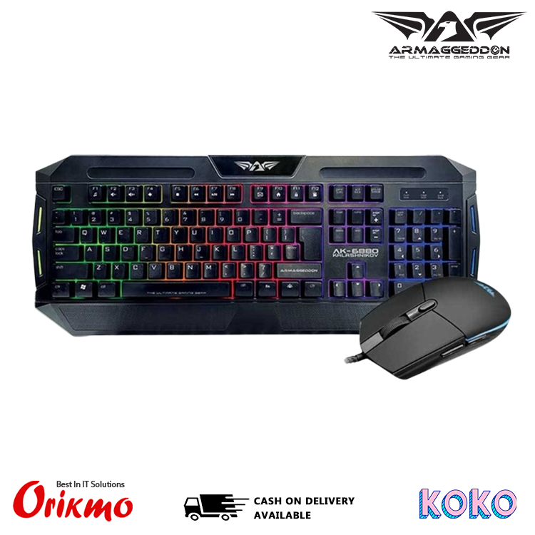 ARMAGGEDDON KALASHNIKOV AK-6880 COMBO GAMING KEYBOARD