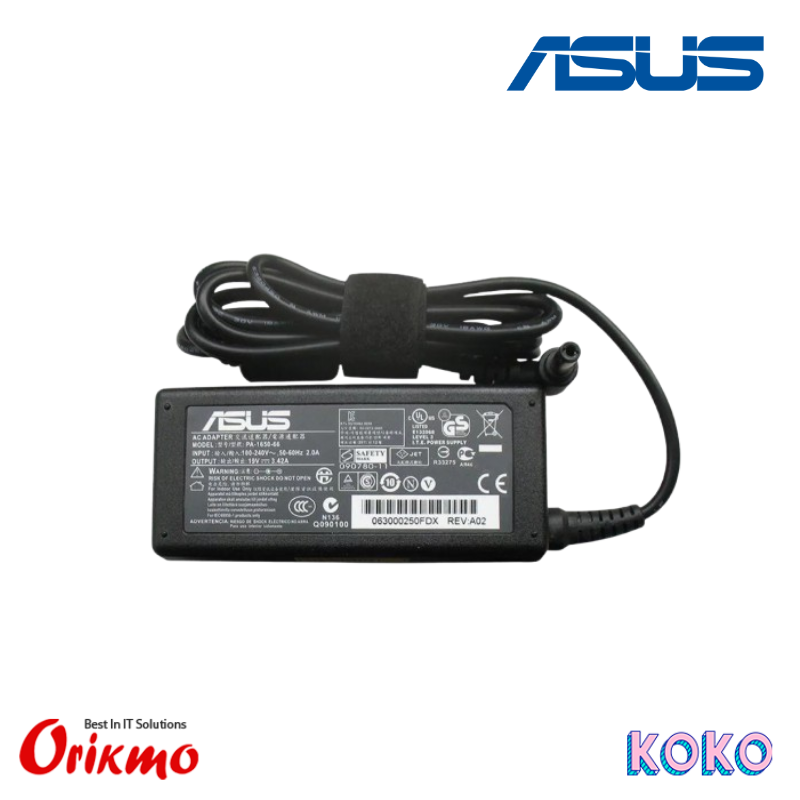 LAPTOP CHARGER ASUS 65W 19V SMALL PIN