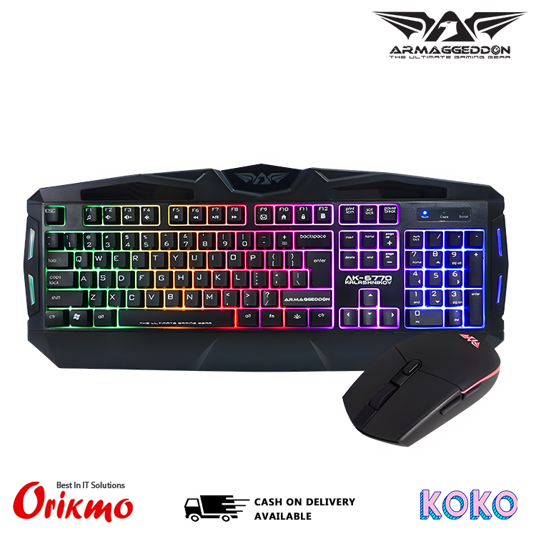 ARMAGGEDDON KALASHNIKOV AK-6770 COMBO GAMING KEYBOARD