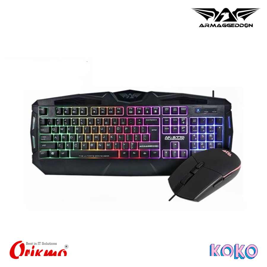 ARMAGGEDDON KALASHNIKOV AK-6770 COMBO GAMING KEYBOARD