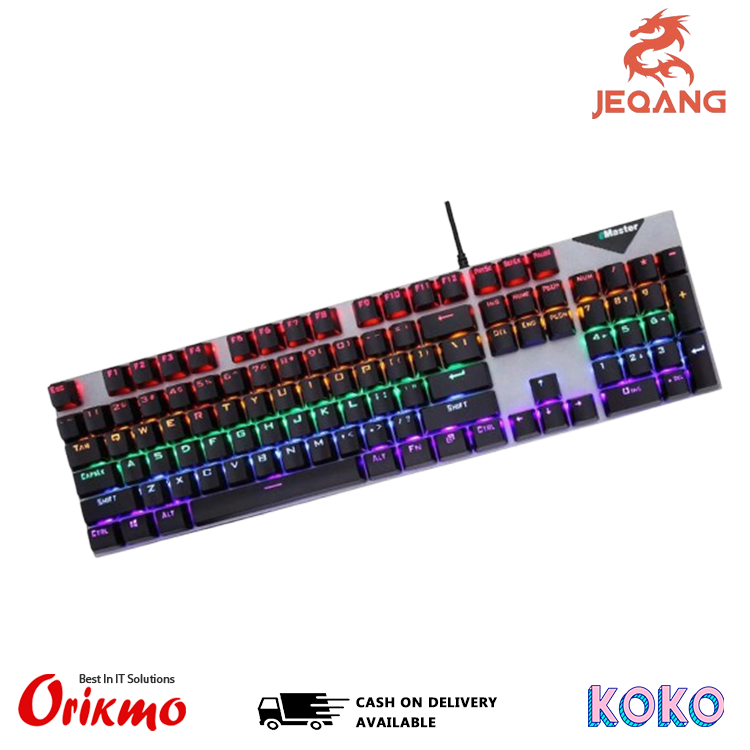 JEQANG JK-919 RGB GAMING MECHANICAL KEYBOARD