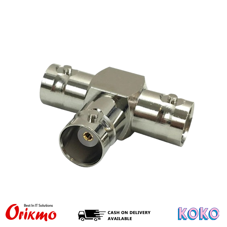 BNC FEMALE T CONNECTOR