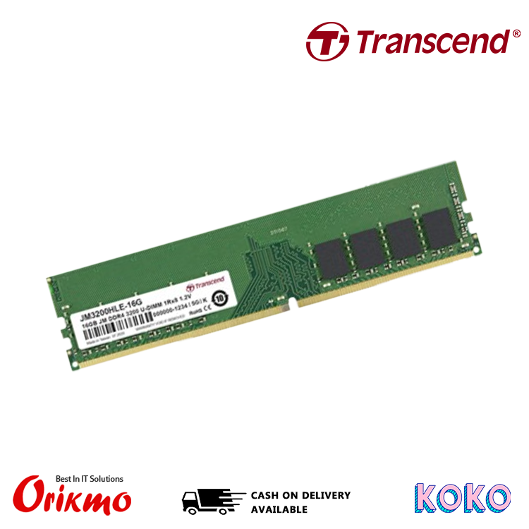 TRANSCEND DDR 4 - 4GB 3200MHZ BRAND NEW RAM