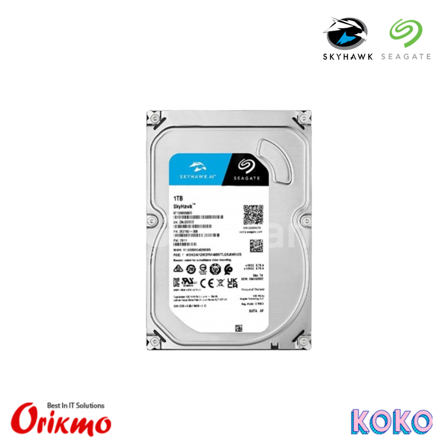 SEAGATE SKYHAWK 1TB SURVEILLANCE HARD DISK