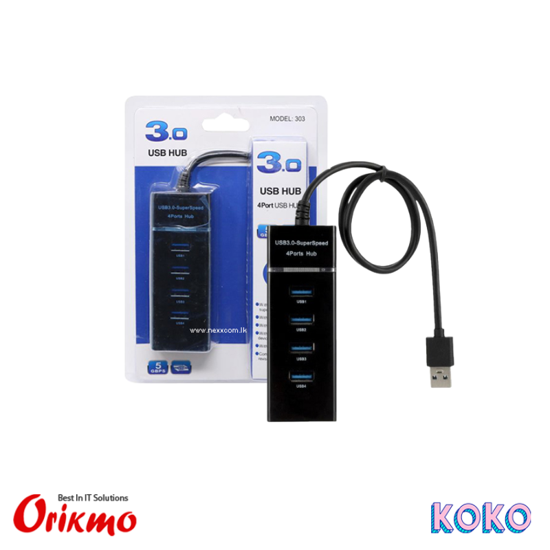 USB HUB 3.0 4 PORT
