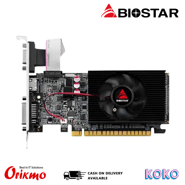 BIOSTAR GEFORCE GT610 DDR 3 2GB VGA CARD