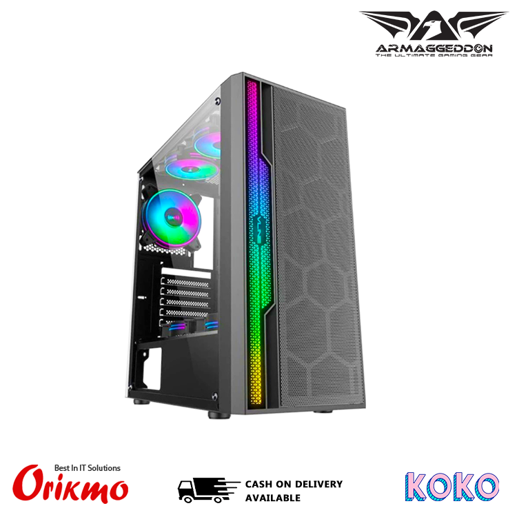 ARMAGGEDDON NIMITZ-N9 BLACK GAMING CASING
