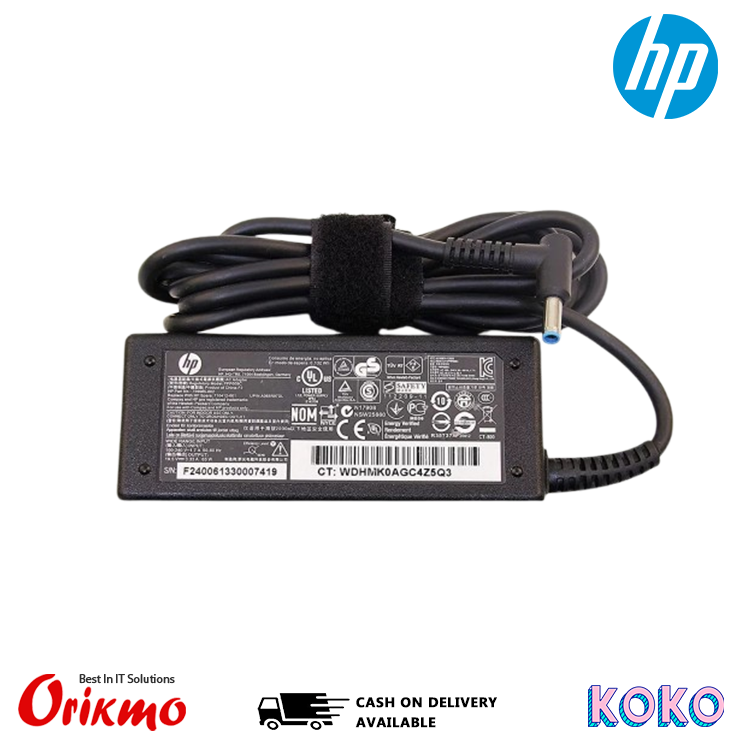 LAPTOP CHARGER HP BLUE TIP 45W