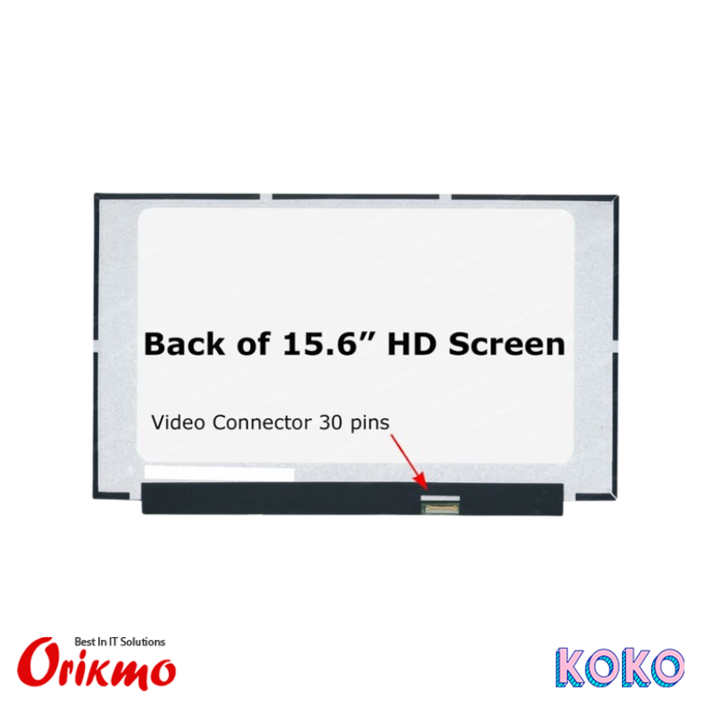 LAPTOP DISPLAY 15.6 30 PIN SLIM NARROW (WITHOUT FRAME)