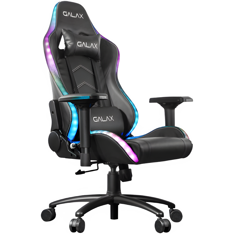 GALAX 01-S-PLUS-RGB BLACK IRON BASE GAMING CHAIR