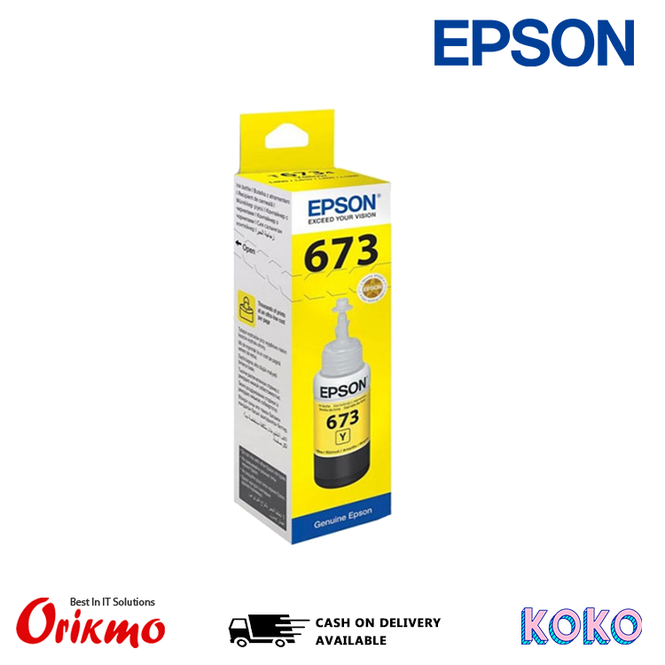 EPSON 673 YELLOW INK BOTTLE