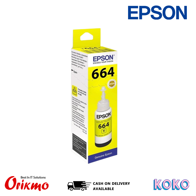 EPSON 664 YELLOW INK BOTTLE