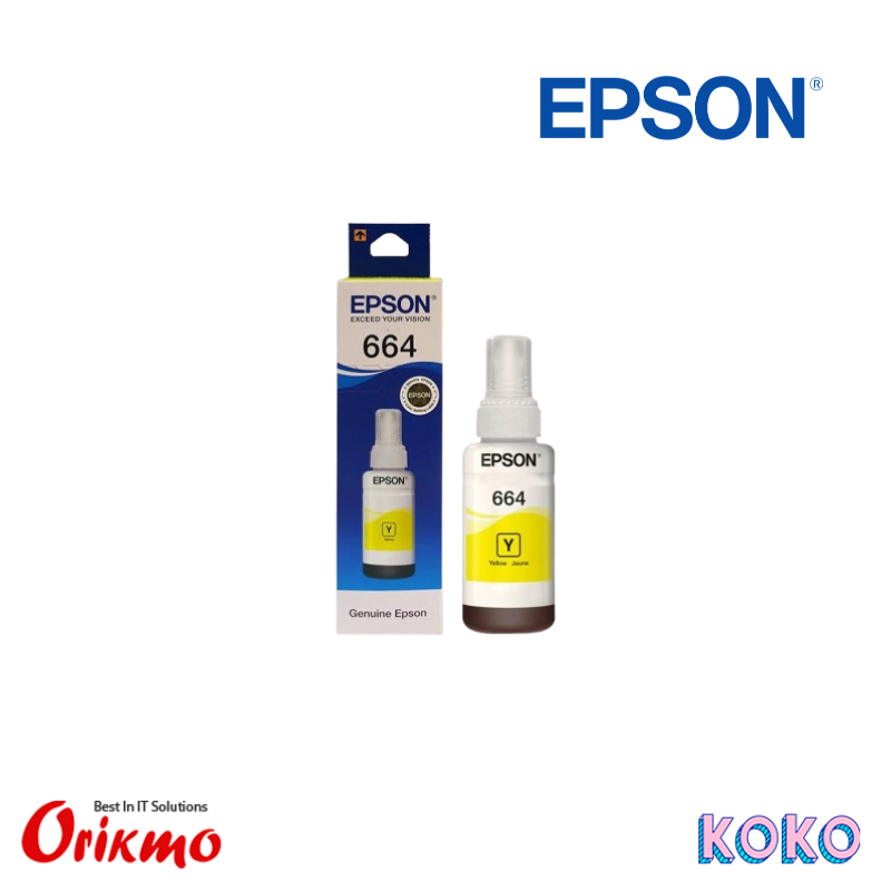 EPSON 664 YELLOW INK BOTTLE