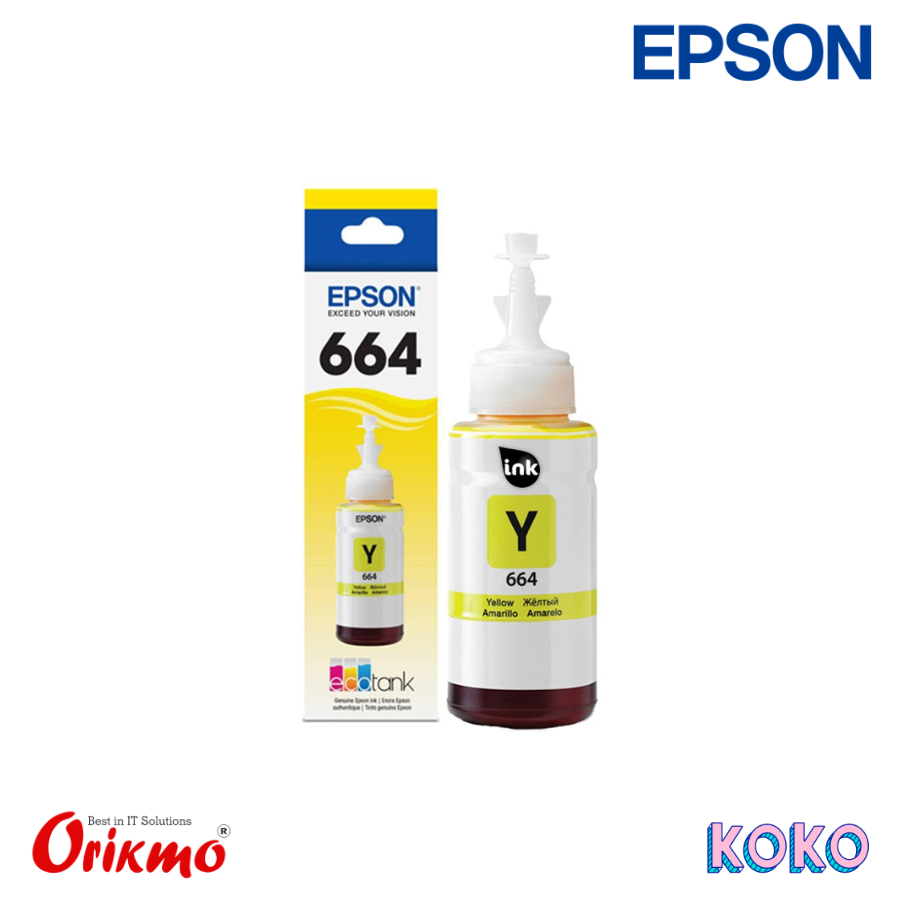 EPSON 664 YELLOW INK BOTTLE