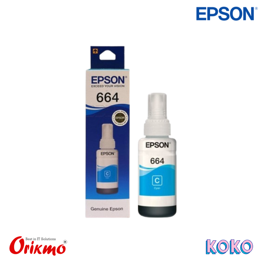 EPSON 664 CYAN INK BOTTLE