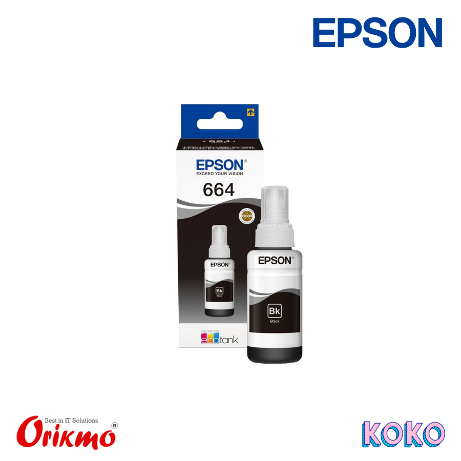 EPSON 664 BLACK INK BOTTLE ORIGINAL