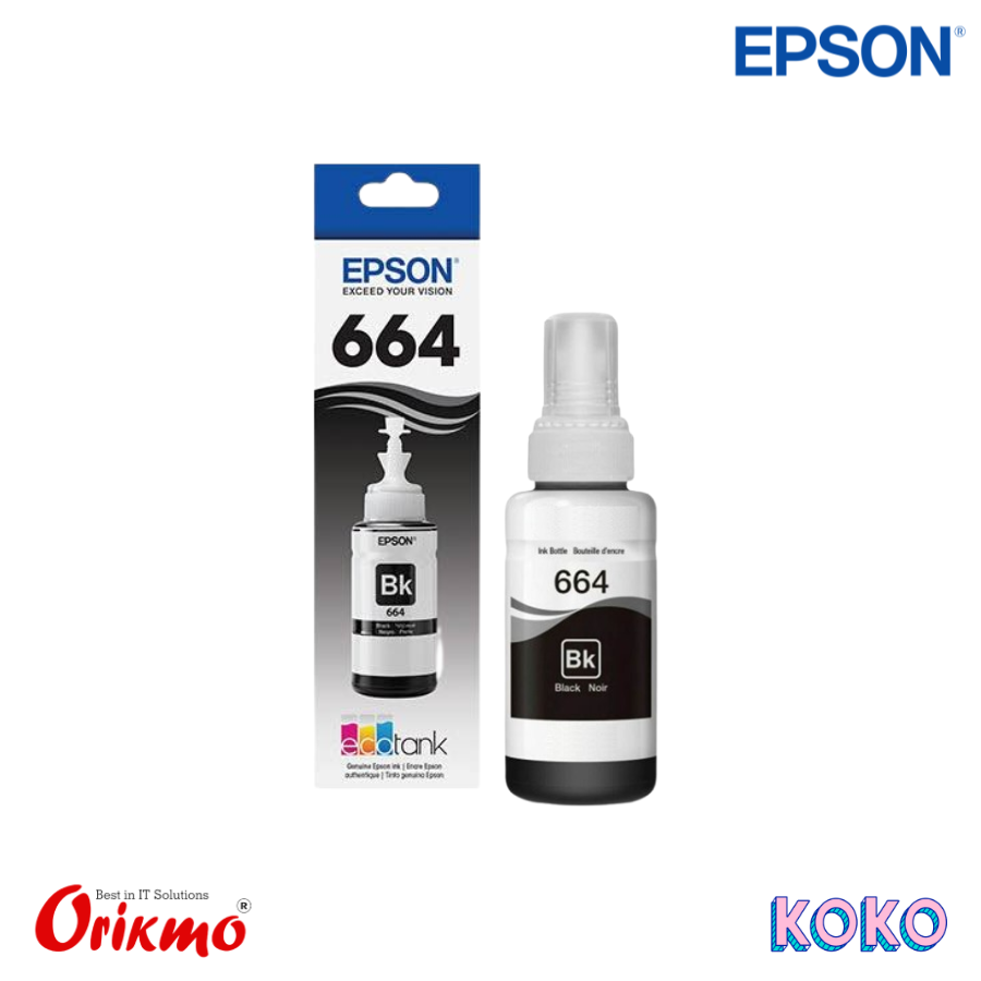 EPSON 664 BLACK INK BOTTLE ORIGINAL