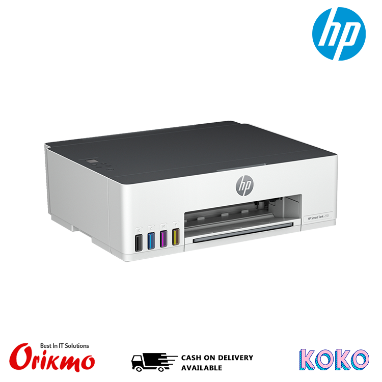 HP SMART TANK 210 PRINTER (Print only ,Wifi ,Bluetooth, USB | 1y 1y or 30,000 Page Count)