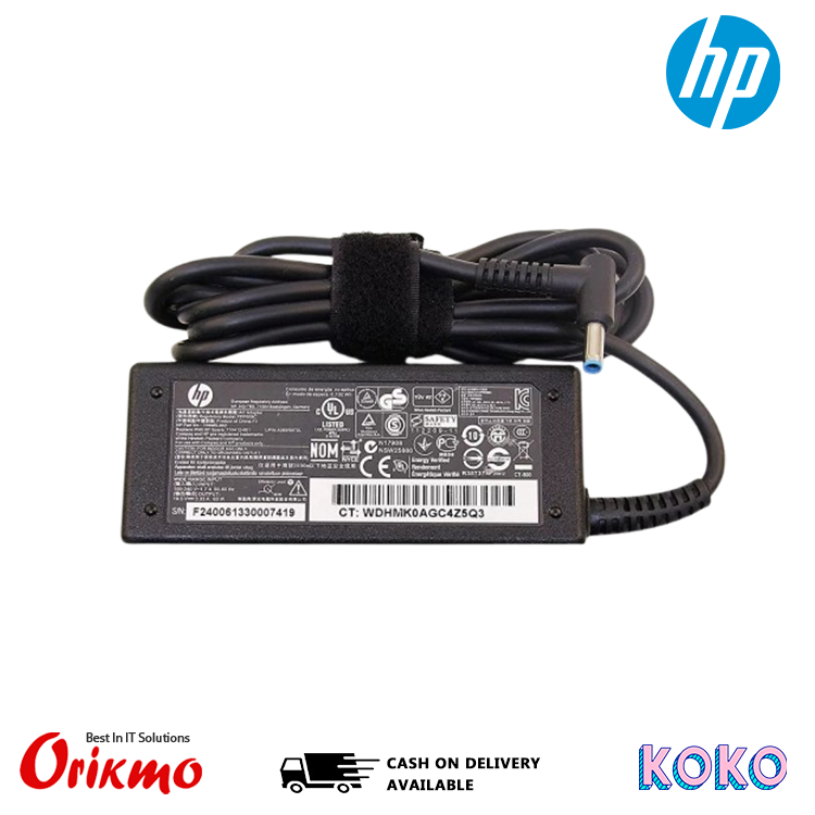 LAPTOP CHARGER HP BLUE TIP 19.5V/3.5A/65W