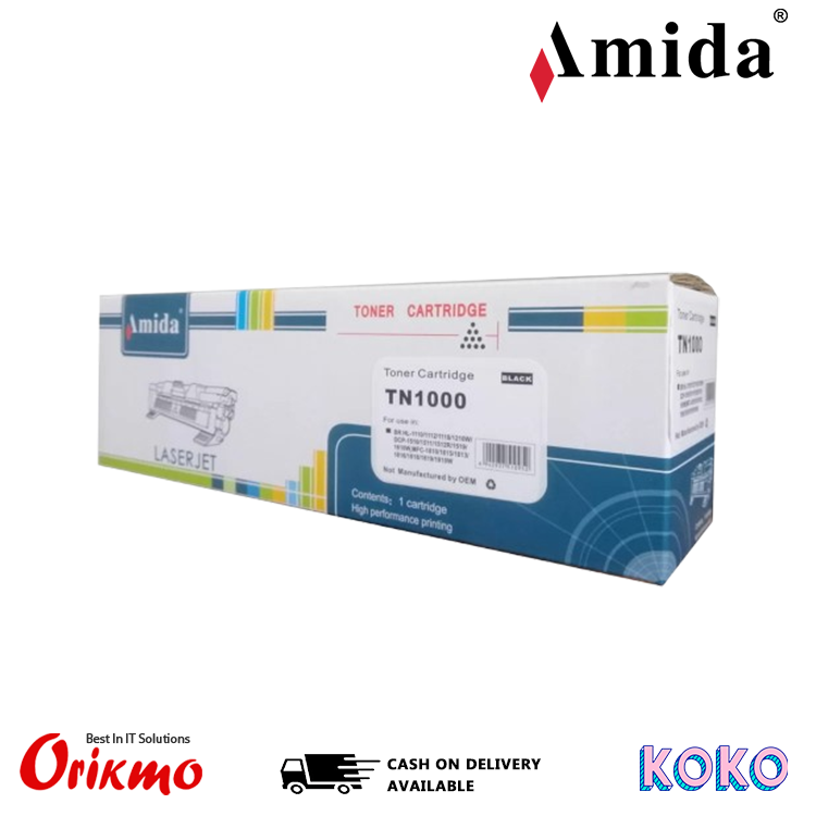 AMIDA BROTHER TN1000 DRUM BLACK TONER