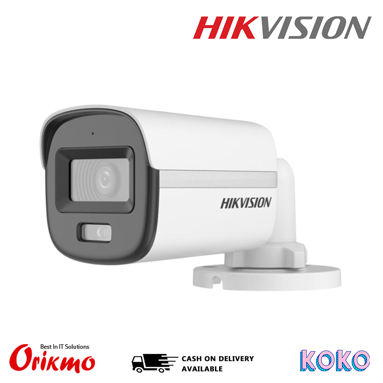 HIKVISION DS-2CE10DF0T-LPFS 2MP SMART HYBRID LIGHT WITH COLOURVU BULLET CAMERA