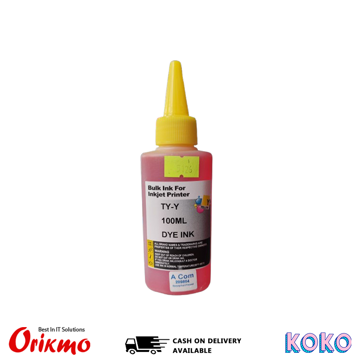 INK BOTTLE YELLOW