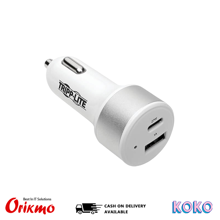 CAR CHARGER 2 USB TO TYPE C