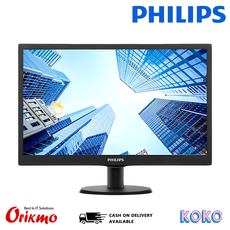 PHILIPS 18.5 LCD MONITOR (193V5LHSB2 | LED Backlight)