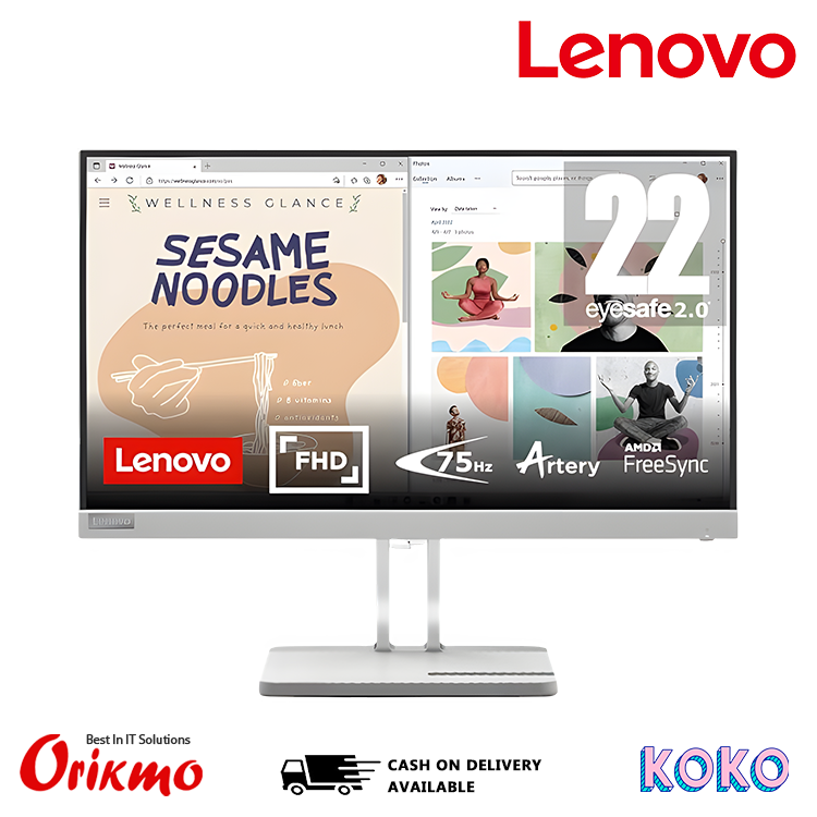 LENOVO L22e-40 21.45Inch LCD MONITOR (LED Backlight)