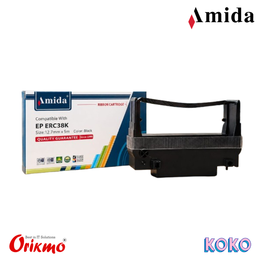 AMIDA ERC38K RIBBON 12.7MM x 5M