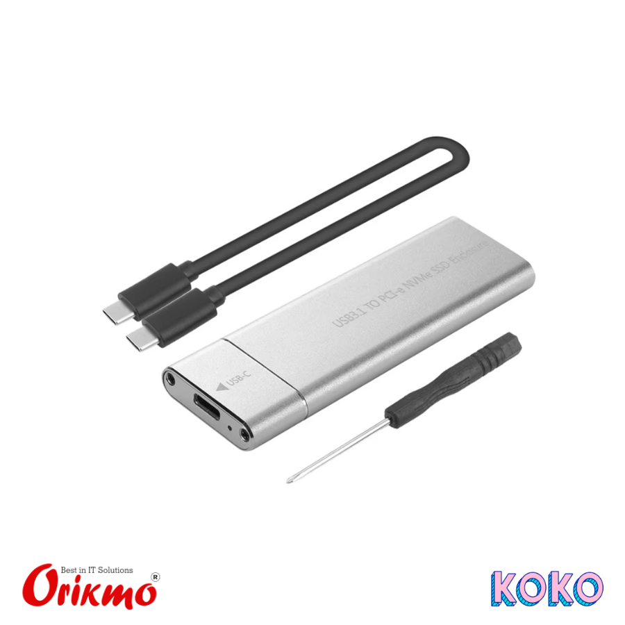 ENCLOSURE NVME SSD USB3.1 (TYPE-C)