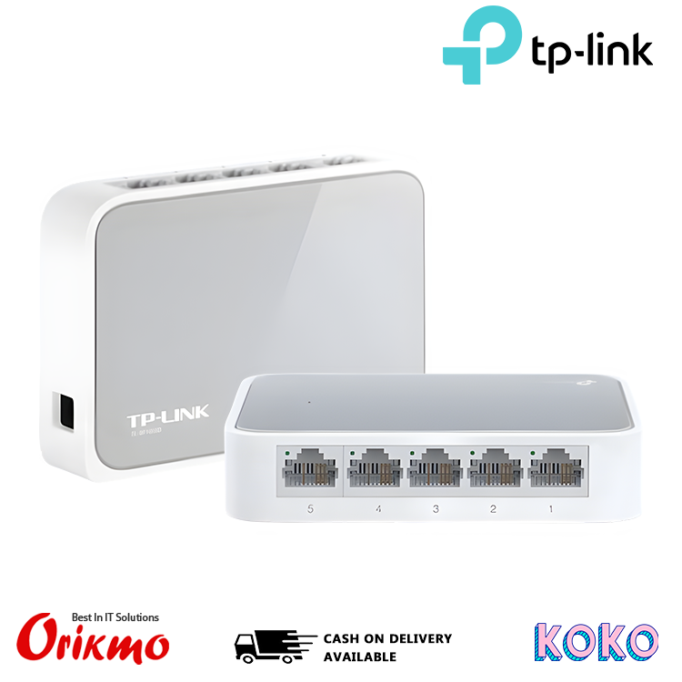 TP LINK TL-SF1005D 5 PORT 100M SWITCH