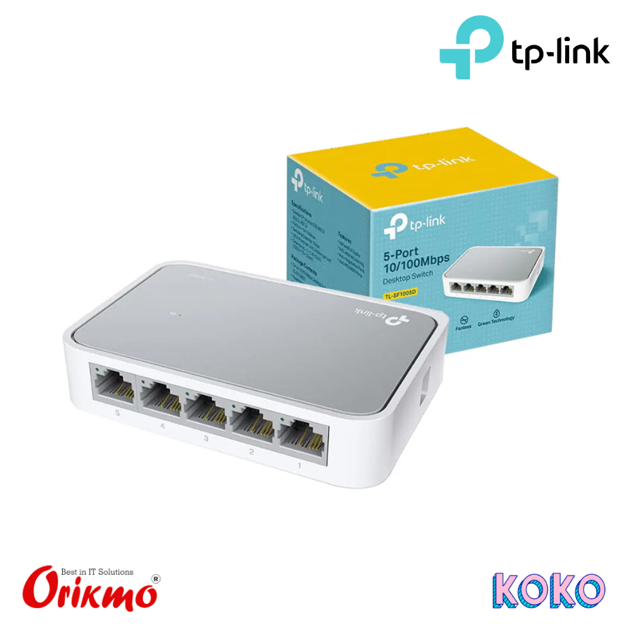 TP LINK TL-SF1005D 5 PORT 100M SWITCH