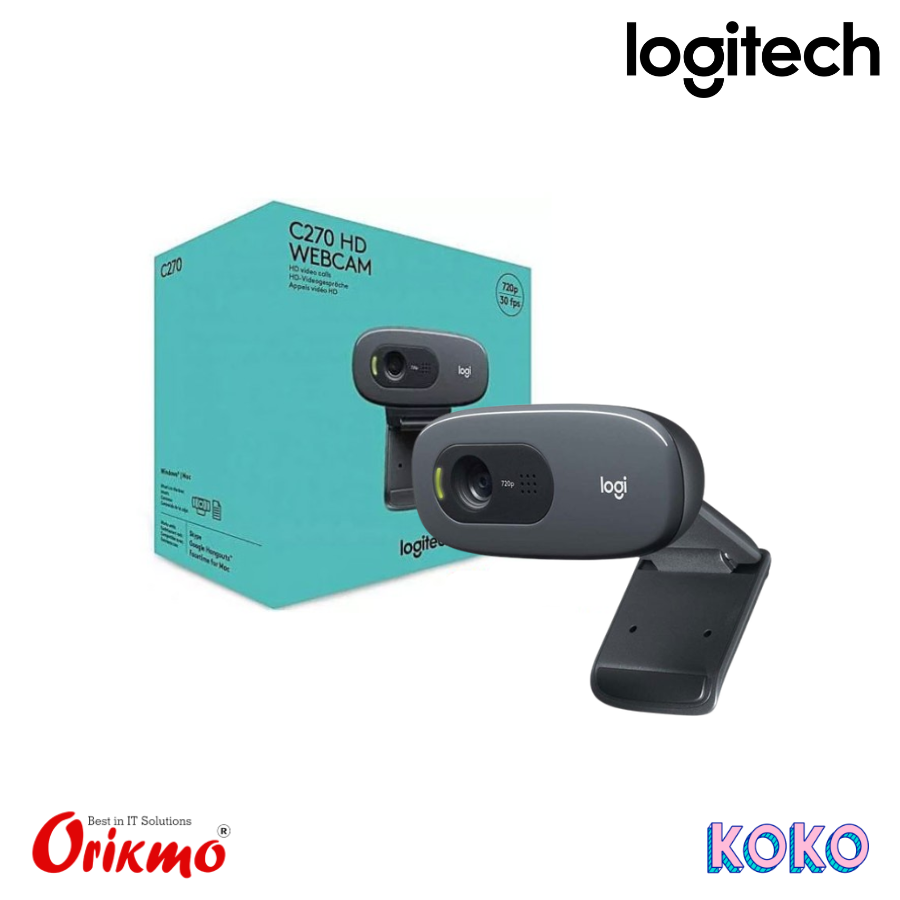 LOGITECH C270 HD 720P WEBCAM