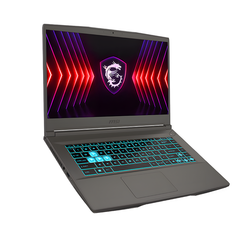 MSI THIN 15 B13UCX-2618XLK I7 13TH 13620H LAPTOP (512GB, 8GB*2, RTX2050 4GB, 15.6 IPS, DOS)