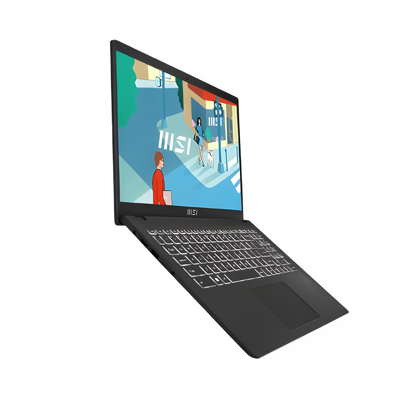 MSI MODERN 15 B13M-1011XLK I5 13TH 1335U LAPTOP (512GB, 8GB, 15.6 FHD IPS, DOS)